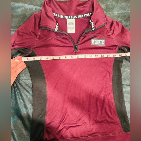 🔥Pink Burgundy Zip up🔥 - Picture 3 of 5